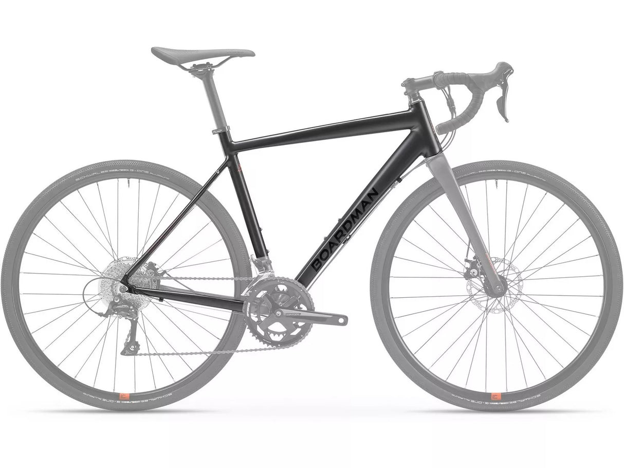 Boardman ADV 8.6 Alloy Adventure Bike Frame Only - Matt Grey - Medium Size