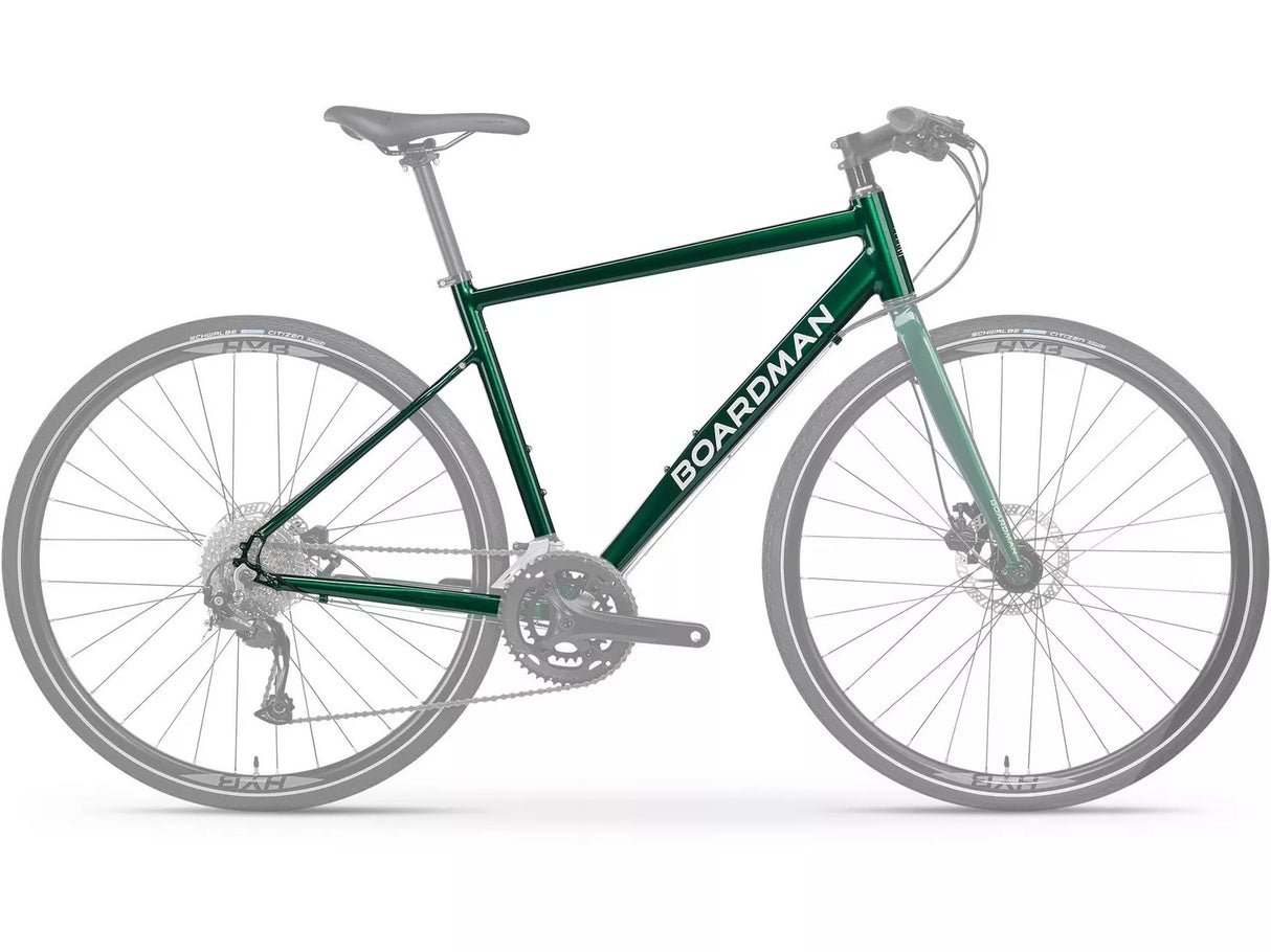 Boardman HYB 8.6 Small Size Alloy Lightweight Hybrid Bike Frame Only - Green
