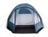 Halfords Outdoor Camping Hiking 4 Person UV Resistant Double Skin Dome Tent - Kazoop 