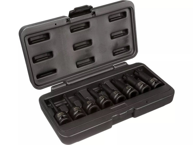 Halfords Advanced 8 Piece Impact Torx Set 1/2" Drive with Carry Case - Kazoop 