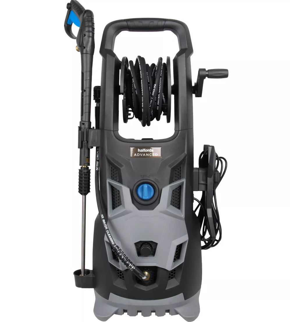 Halfords Advanced PW50 10m Hose 2500W High Pressure Washer with Accessories