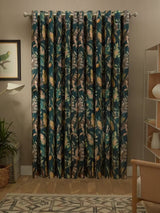 John Lewis Aralia Pair Thermal Lined Eyelet Curtains 228 x 182cm - Teal