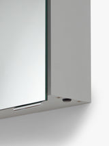 John Lewis Ariel Single Mirrored & Illuminated Bathroom Cabinet 72 x 50cm