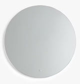 John Lewis Halo Wall Mounted Illuminated 80cm Large Round Bathroom Mirror