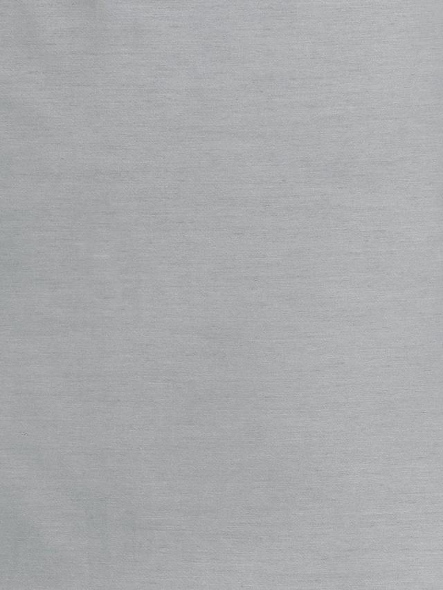 John Lewis Silk Pair Blackout Lined Eyelet Curtains W167 x Drop 228cm Silver