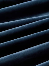 John Lewis Velvet Polyester Pair Lined Eyelet Curtains 228 x 228cm - Navy - Kazoop 