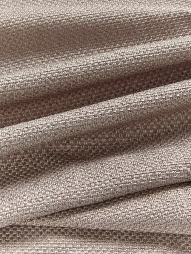 John Lewis Basket Weave Blackout Lined Eyelet Curtains W167 x D228cm - Mocha