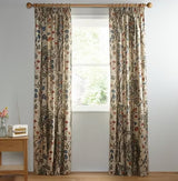 Morris & Co. Kelmscott Tree Pair Lined Pencil Pleat Curtains W167xDrop 274cm - Kazoop 