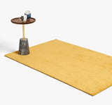 John Lewis ANYDAY Plain Easy Care Rectangular Rug L230 x W160cm - Mustard