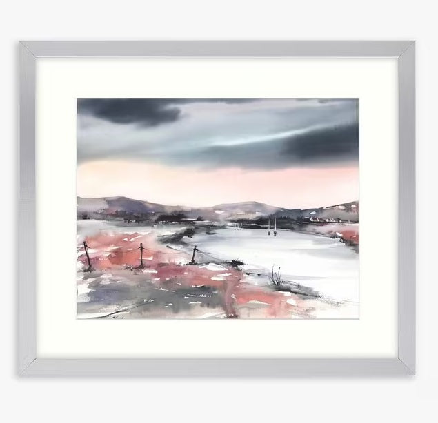 John Lewis Elizabeth Baldin Journey's End Framed Print & Mount 55.5 x 65.5cm