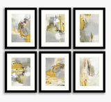 John Lewis Natasha Barnes 'Ochre Dreams' Framed Prints 43 x 33cm Set of 6