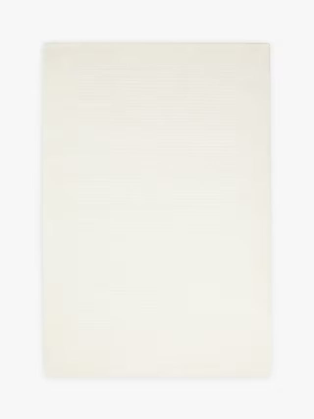 John Lewis ANYDAY Border Hand Loomed Durable Wool Rug 170 x 110cm - Ivory