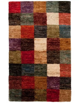 John Lewis Bold Blanket Geometric Rectangular Jute Rug 300 x 200cm - Multi