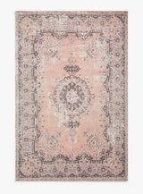 John Lewis Jaipur Traditional Design Cotton Blend Rug 300 x 200cm - Pink - Kazoop 