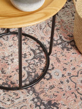 John Lewis Jaipur Traditional Design Cotton Blend Rug 300 x 200cm - Pink - Kazoop 