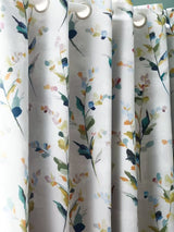 John Lewis Wildflower Blackout/Thermal Eyelet Curtains 228 x 228cm - Multi