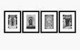 John Lewis Assaf Frank Architectural Doorways Framed Print & Mount Set of 4 - Kazoop 