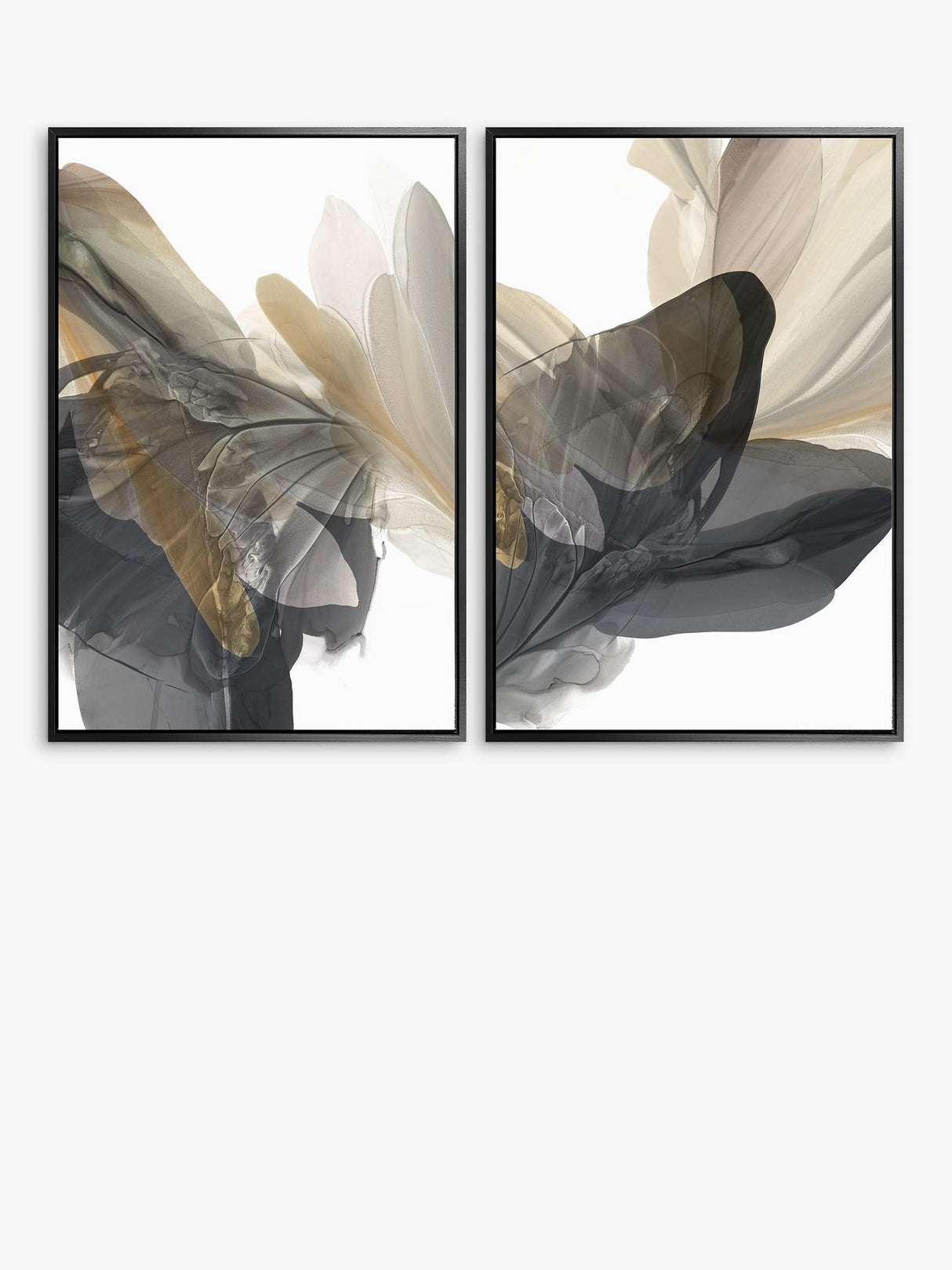 Vicki McFarland Emerging Gold I & II Framed Canvas Print Set of 2 94 x 64cm