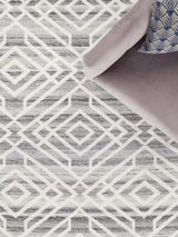 John Lewis Aztec Indoor/Outdoor Geometric Rectangular Rug 240 x 170cm - Grey