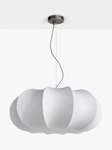 John Lewis Synthetic Silk Fibre Oversize Pendant Ceiling Light - White