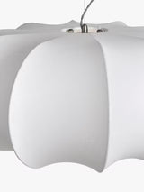 John Lewis Synthetic Silk Fibre Oversize Pendant Ceiling Light - White