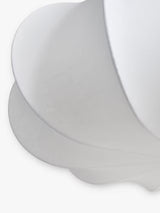 John Lewis Synthetic Silk Fibre Oversize Pendant Ceiling Light - White