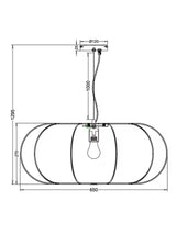 John Lewis Synthetic Silk Fibre Oversize Pendant Ceiling Light - White