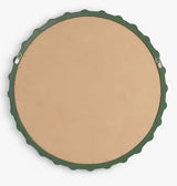 John Lewis + Matthew Williamson 80cm Bobbin Wooden Round Wall Mirror - Green