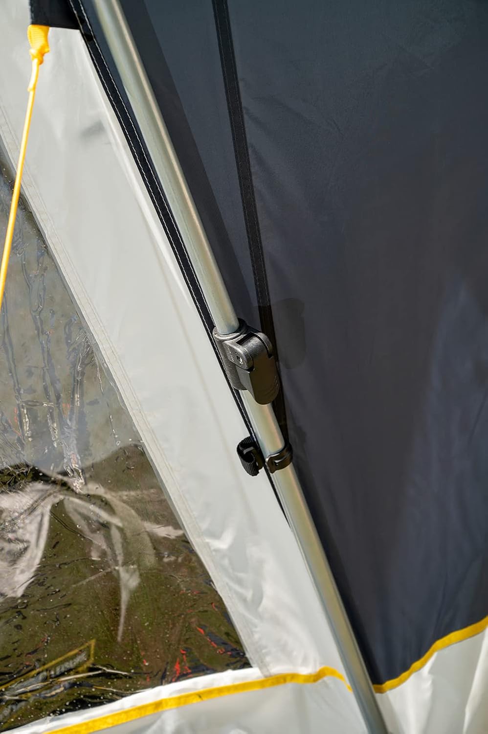 Maypole Stoneleigh 390cm Poled Porch Awning for Caravans & Motorhomes - Grey