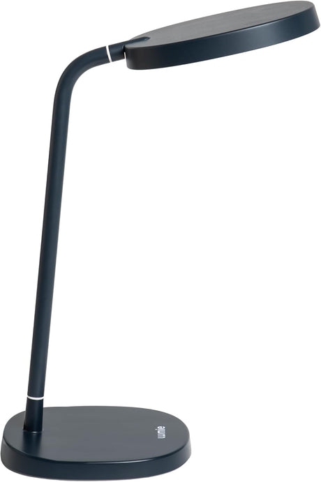 Lumie Task Bright Light Therapy Adjustable LED Desk Lamp - Charcoal Blue