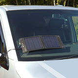 PV Logic 8W Fold-Up Solar Powered Battery Panel - Black