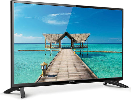 Linsar 24LED700 24" LED HD Ready Freeview TV with Built-In DVD Player Black - Kazoop 