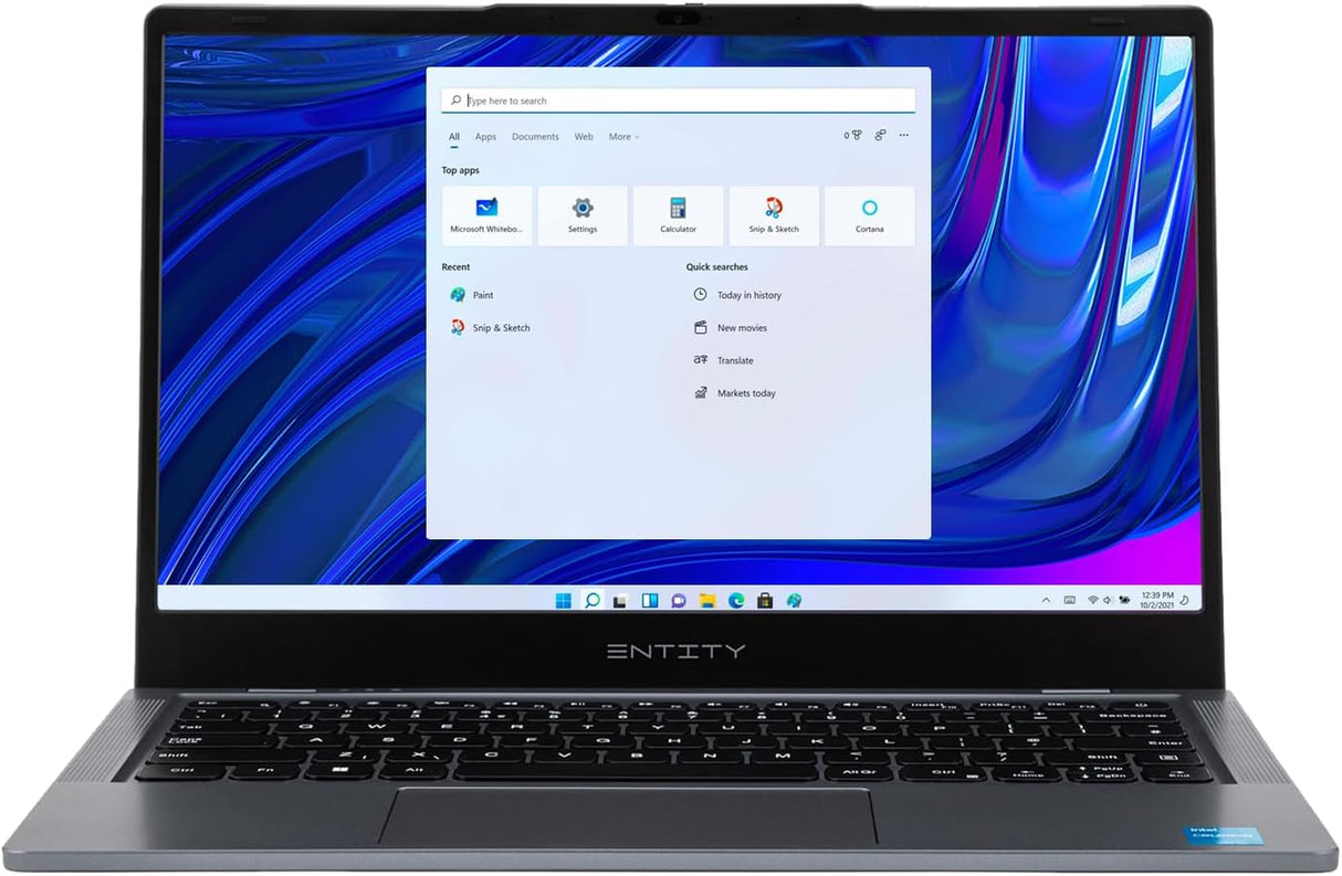 Entity Book 14 Intel Celeron 4GB RAM 128GB eMMC Full HD 14'' Laptop - Grey - Kazoop 