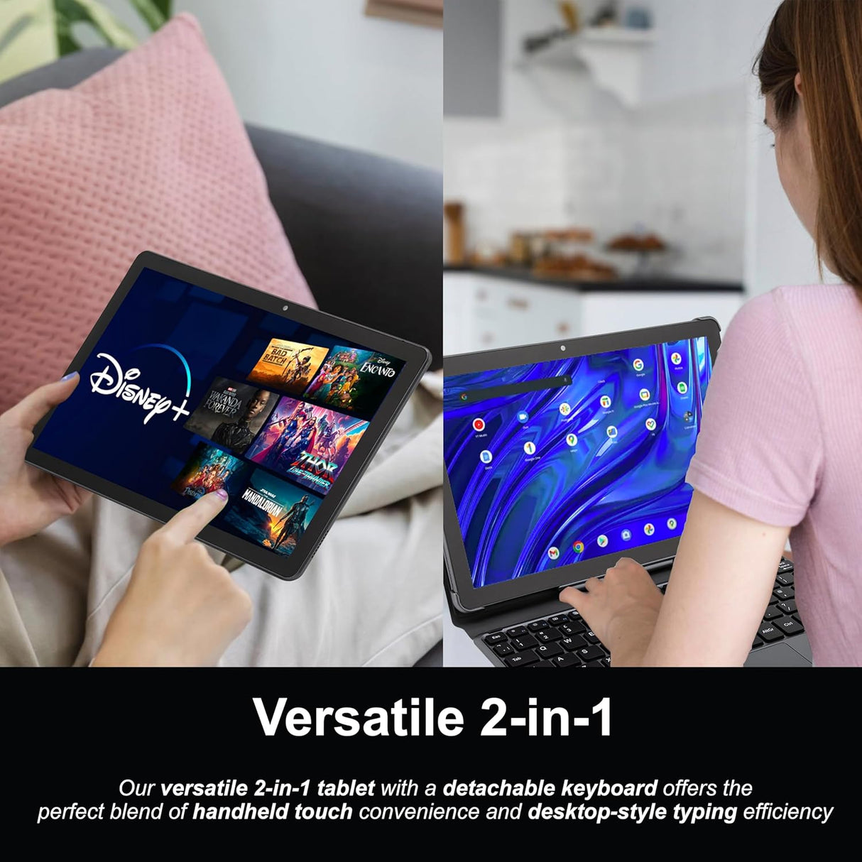 Entity Tab G10 WiFi Android 4GB RAM 32GB eMMC 10.1'' 2-in-1 Tablet - Grey