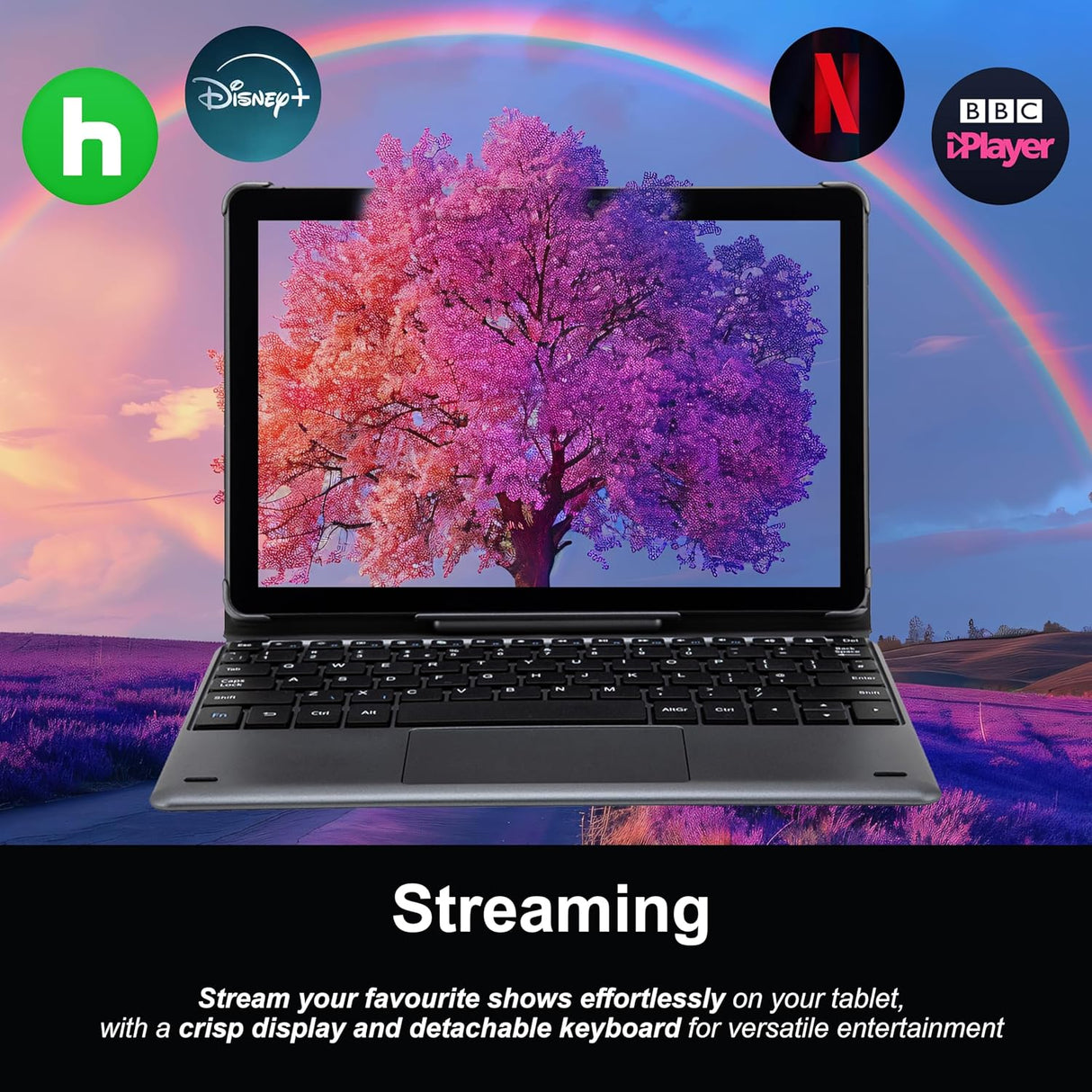 Entity Tab G10 WiFi Android 4GB RAM 32GB eMMC 10.1'' 2-in-1 Tablet - Grey