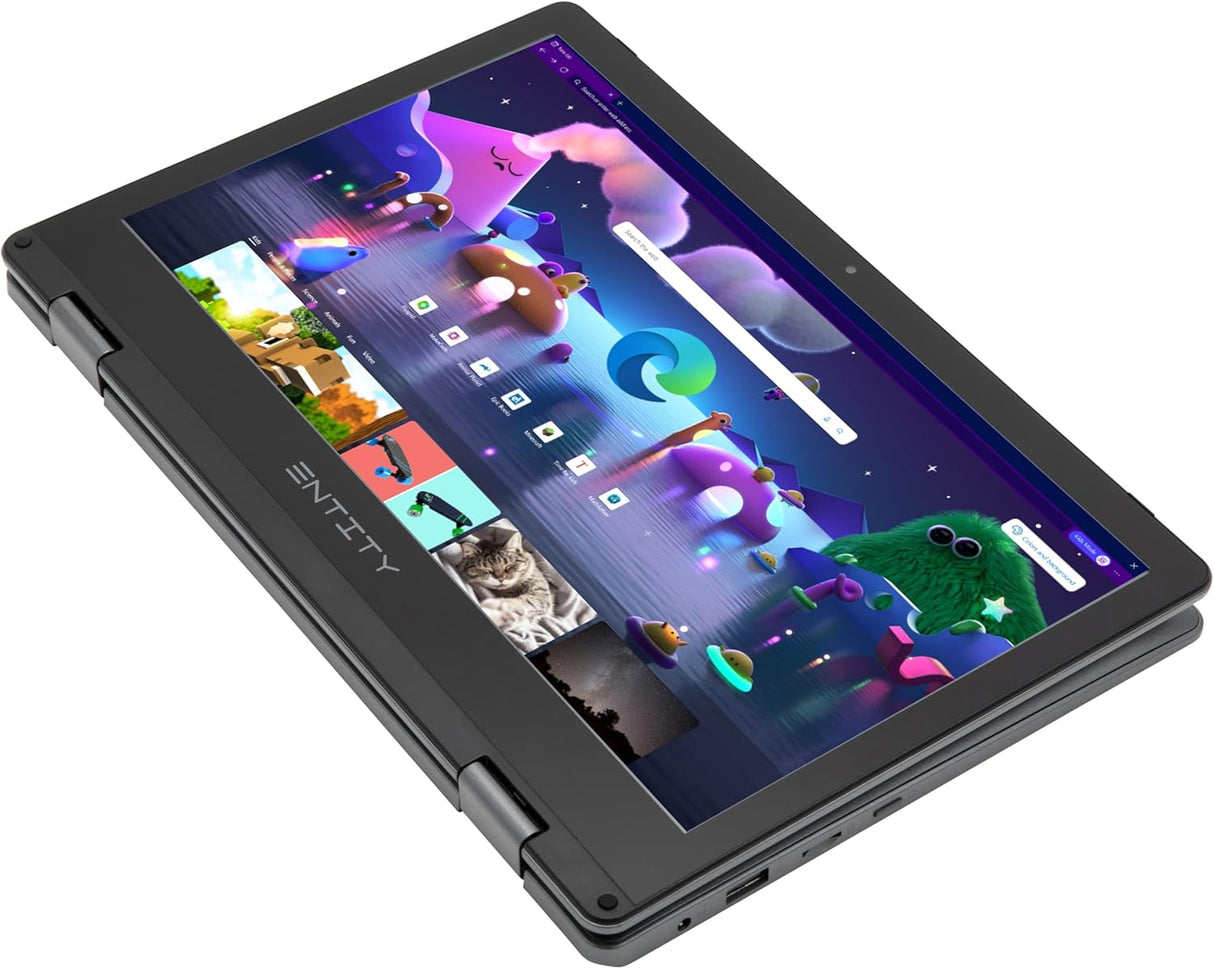 Entity Book Targa 11.6" Intel Celeron N4020 4GB 128GB eMMC Notebook - Black