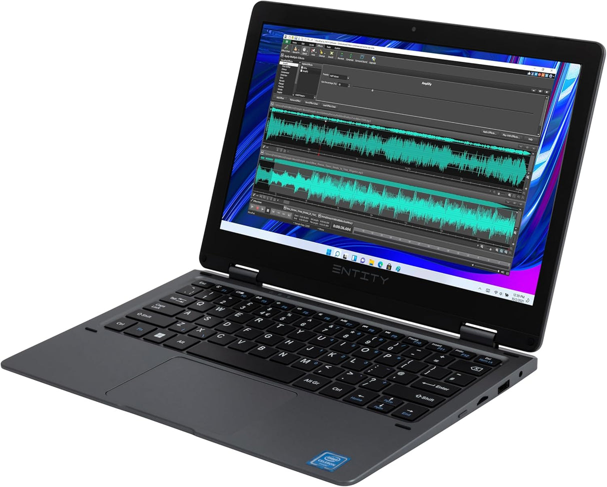 Entity Book Targa 11.6" Intel Celeron N4020 4GB 128GB eMMC Notebook - Black