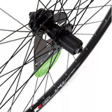 KX 8-10 Speed Quick Release 700c Doublewall Disc Brake Rear Wheel - Black