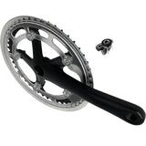 KranX 46T Single Speed Chainset 170mm Alloy Crankset 130BCD RFR1246P - Black