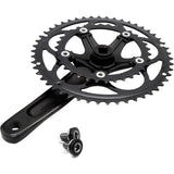 KranX FR650S 34/50T Alloy Compact 170mm 10-Speed Road Chainset in Black