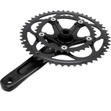 KranX FR650S 34/50T Alloy Compact 170mm 10-Speed Road Chainset in Black