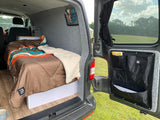OLPRO VW T5/T6 Rear Right Hand Side Barn Door Van Storage Organiser - Black