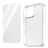 MiTEC MiPROTECT iPhone 16 Pro Protective Case & Screen Glass Bundle - Clear
