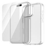 MiTEC MiPROTECT iPhone 16 Pro Protective Case & Screen Glass Bundle - Clear