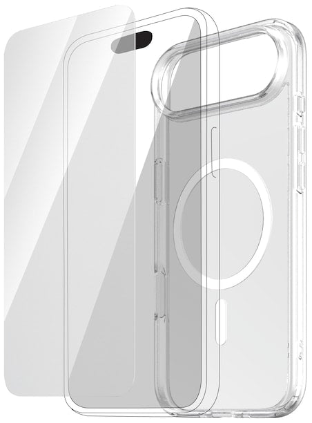 MiTEC MiPROTECT iPhone Air MagSafe Case And Screen Glass Bundle - Clear