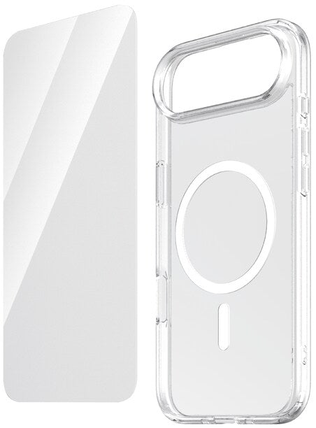 MiTEC MiPROTECT iPhone Air MagSafe Case And Screen Glass Bundle - Clear