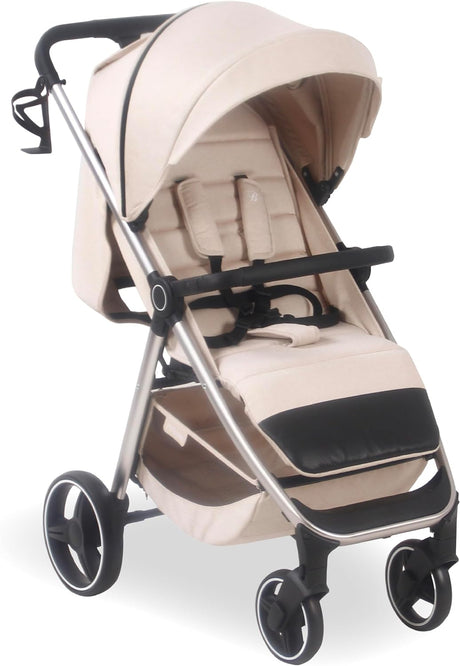 My Babiie MB160 Foldable Pushchair with Rain Cover - Billie Faiers Oatmeal - Kazoop 