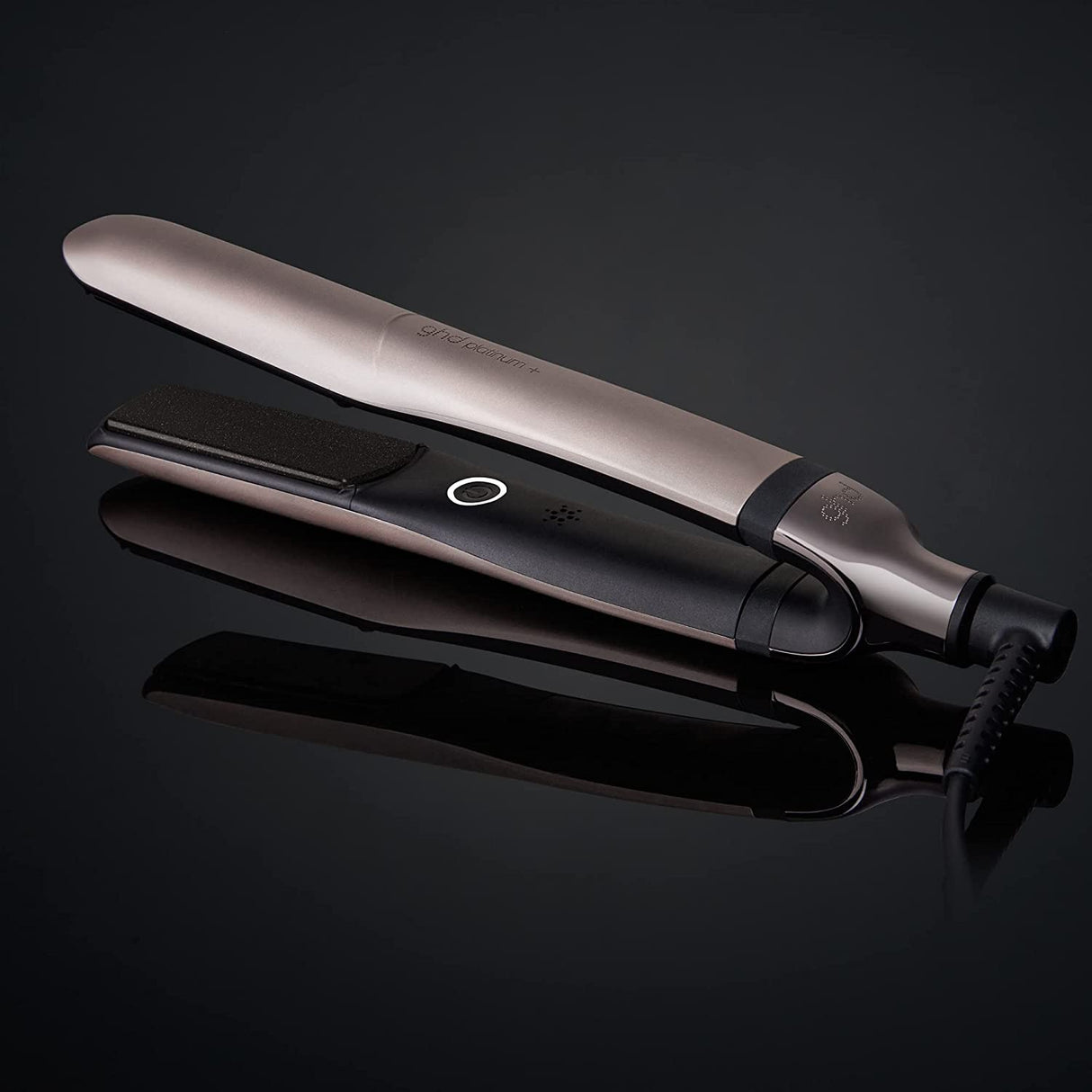 ghd Platinum+ Hair Straightener & Helios Hair Dryer Gift Set - Pewter - Kazoop 