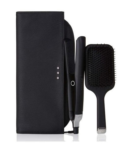 ghd Platinum+ Professional Ceramic Hair Straightener Gift Set - Black - Kazoop 