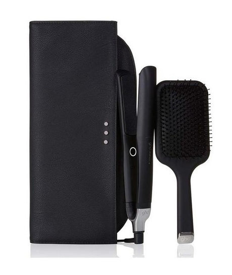 ghd Platinum+ Professional Ceramic Hair Straightener Gift Set - Black - Kazoop 